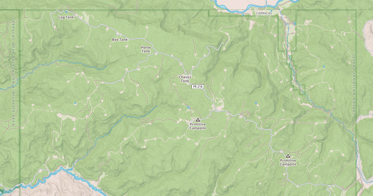 Map preview of CARRACAS MESA