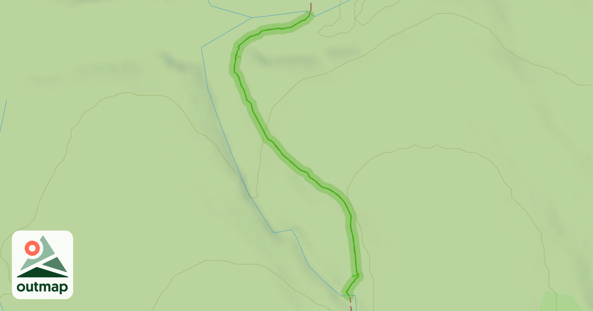 Map of Fred J. Cusimano Westside Overland Trail