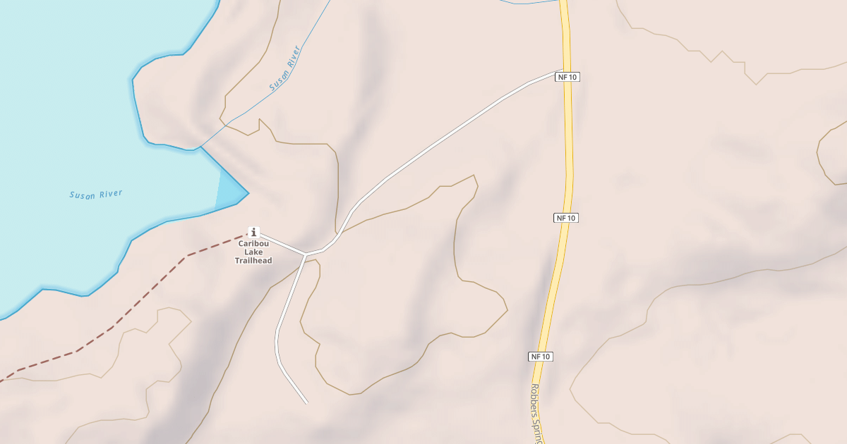 Map preview of CARIBOU LAKE SPUR