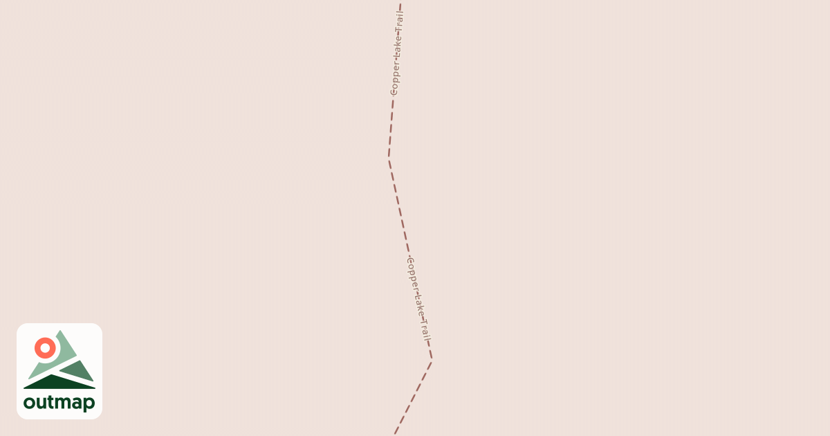 Map of Copper Lake Trail