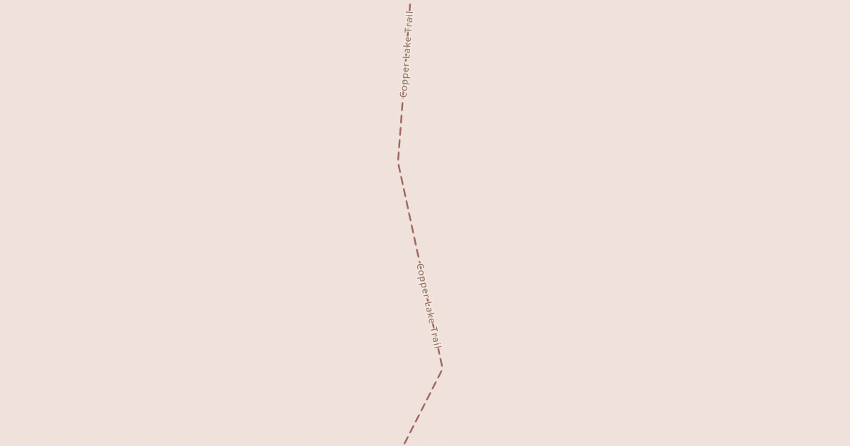 Map preview of Copper Lake Trail