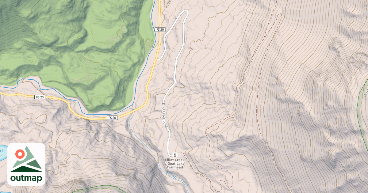 Map of ELLIOT CR