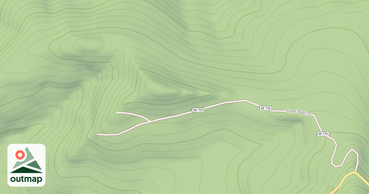 Map of DEER TOE RD