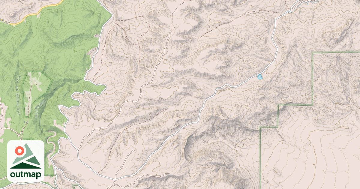Map of MIDDLE REDWATER