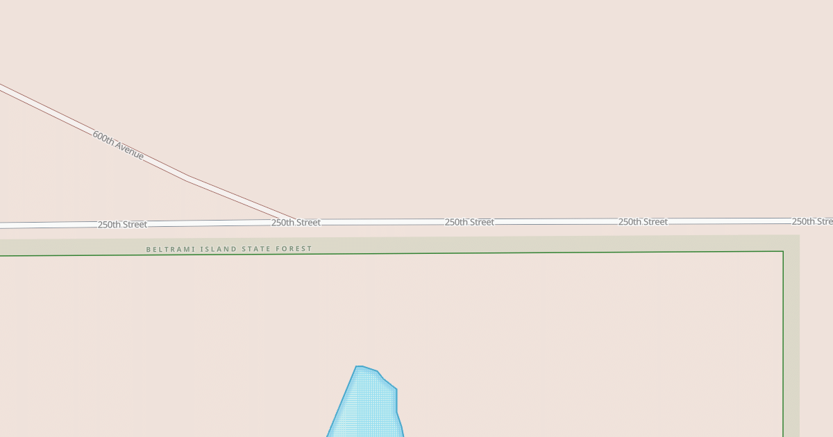 Map preview of Warroad/Roseau Trails