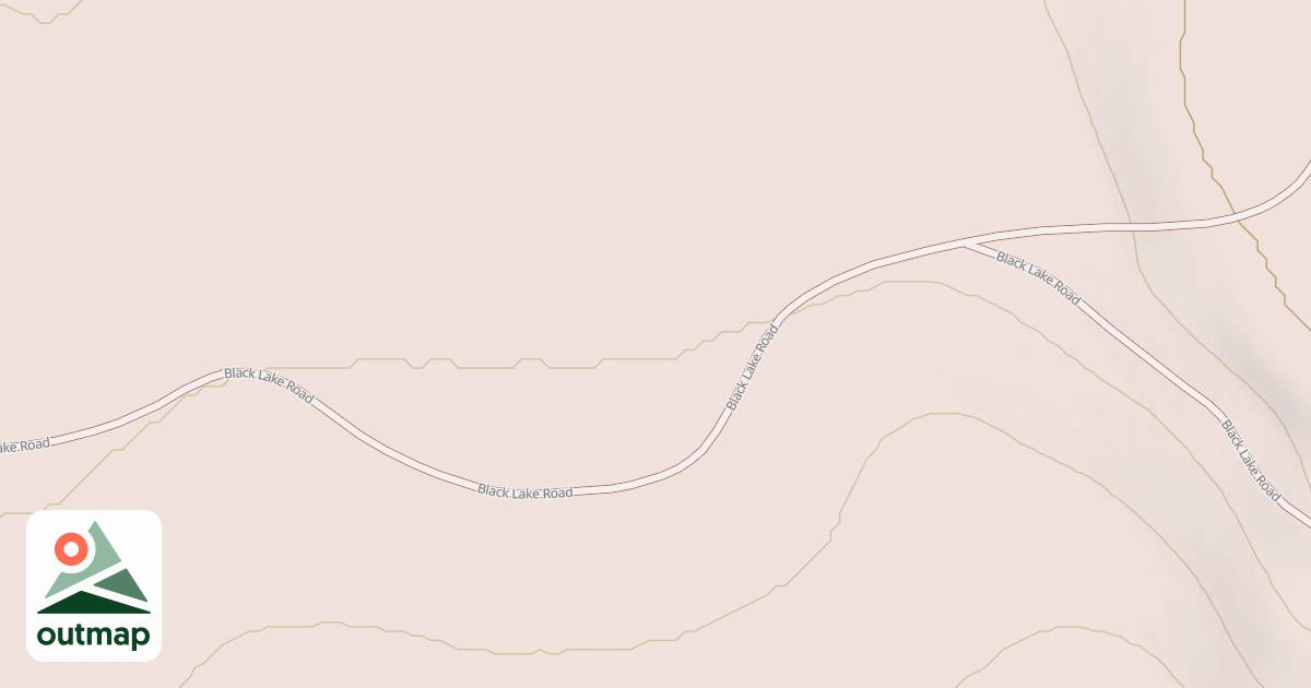 Map of BLACKS LAKE