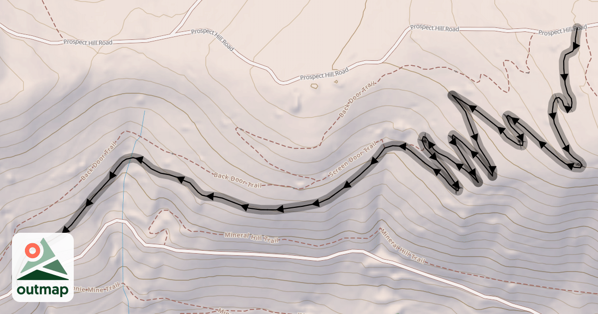 Map of Side Door Trail