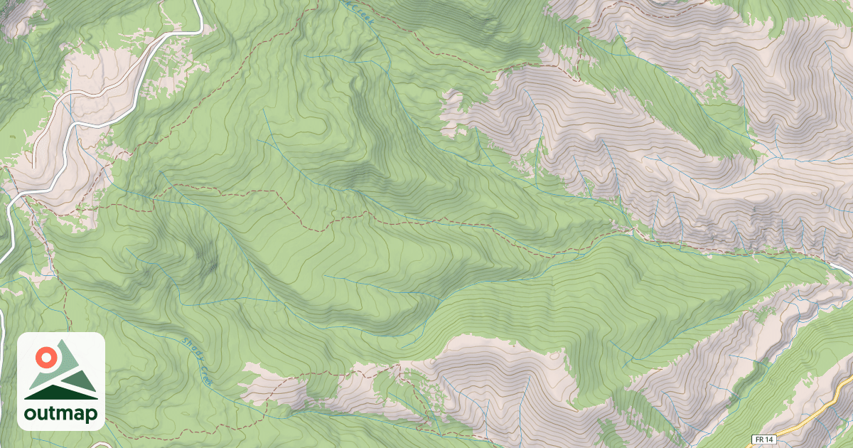 Map of CASTLE ROCK