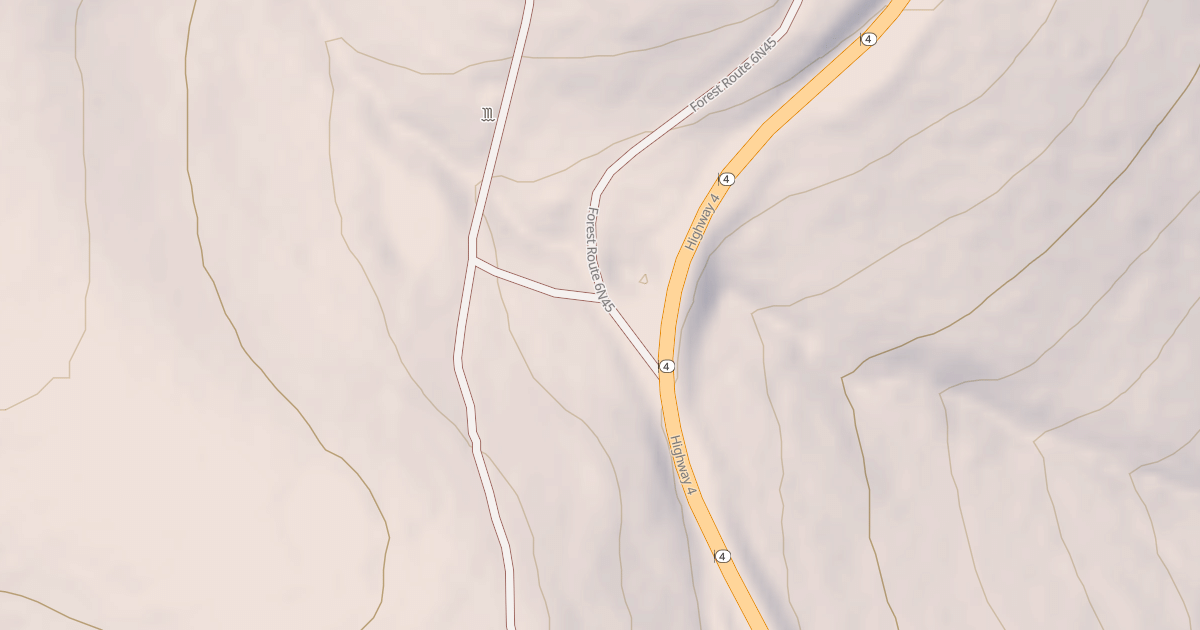 Map preview of USFS Motor Vehicle Use Map Roads {BD87D595-B327-414C-81D6-E8E98BFCD6B2}