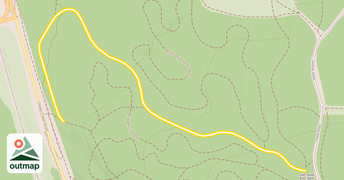 Map of Big Whizzy Loop