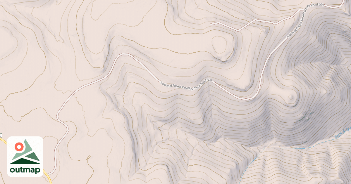 Map of USFS National Forest System Roads {AC90CFA5-7E40-4259-A01C-3D85A6F2A52E}