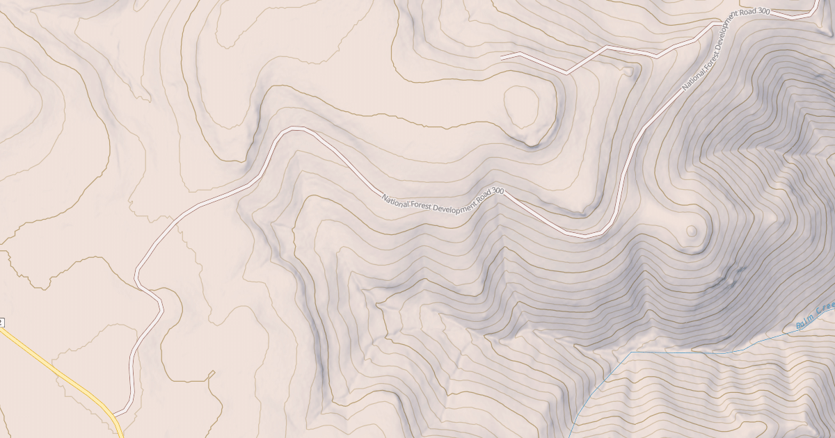 Map preview of USFS National Forest System Roads {AC90CFA5-7E40-4259-A01C-3D85A6F2A52E}