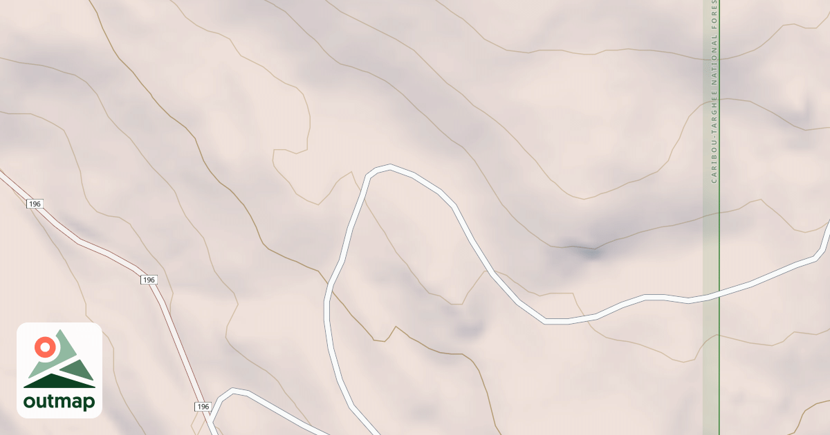 Map of WEBBER SPUR
