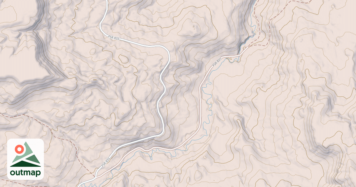 Map of MIDDLE REDWATER