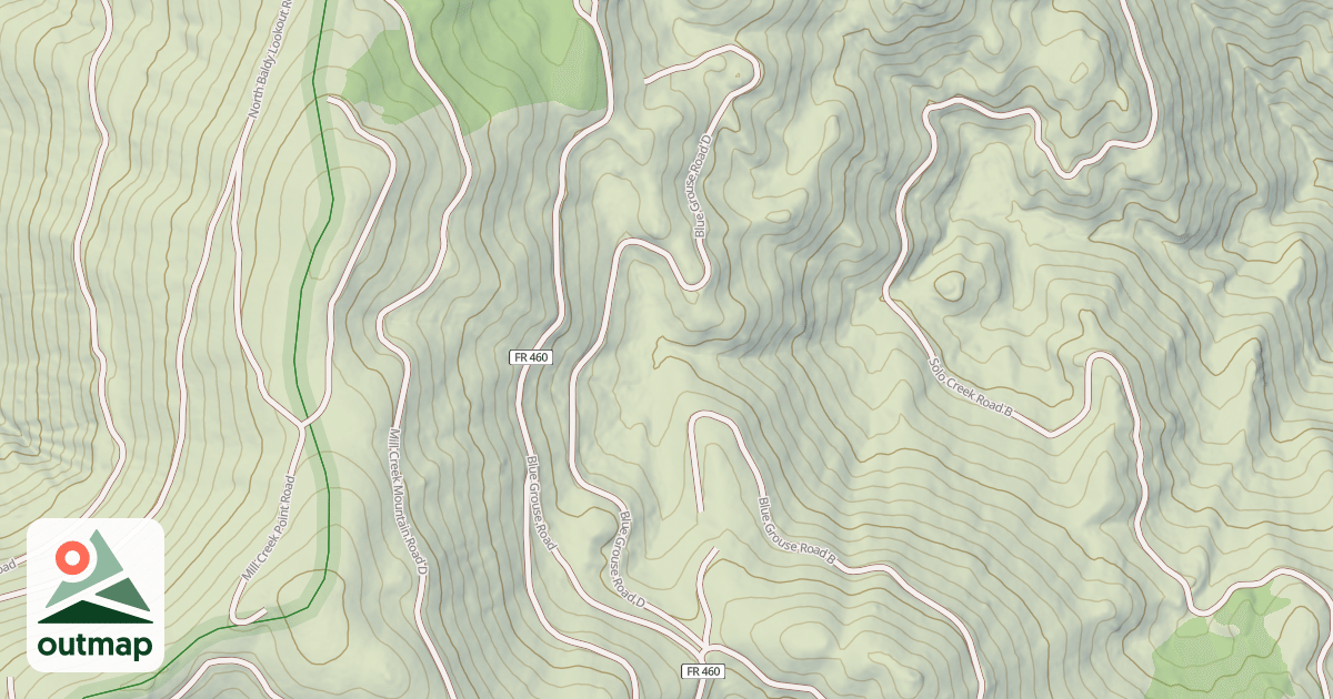 Map of BLUE GROUSE D