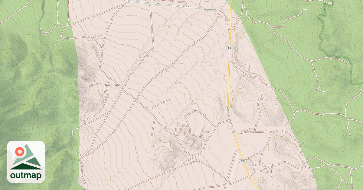 Map of SWEETWATER RESEEDING ROAD