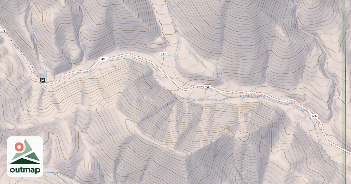 Map of BENNIE CREEK