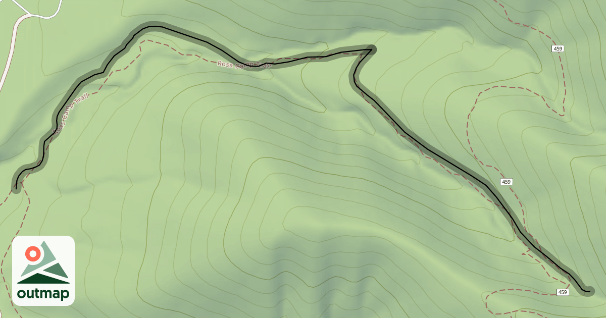Map of Ross Camp Trail