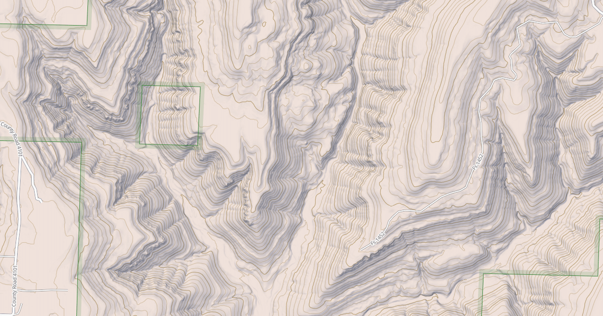 Map preview of USFS Motor Vehicle Use Map Roads {0D838675-1910-4906-ACE9-9289479055C9}