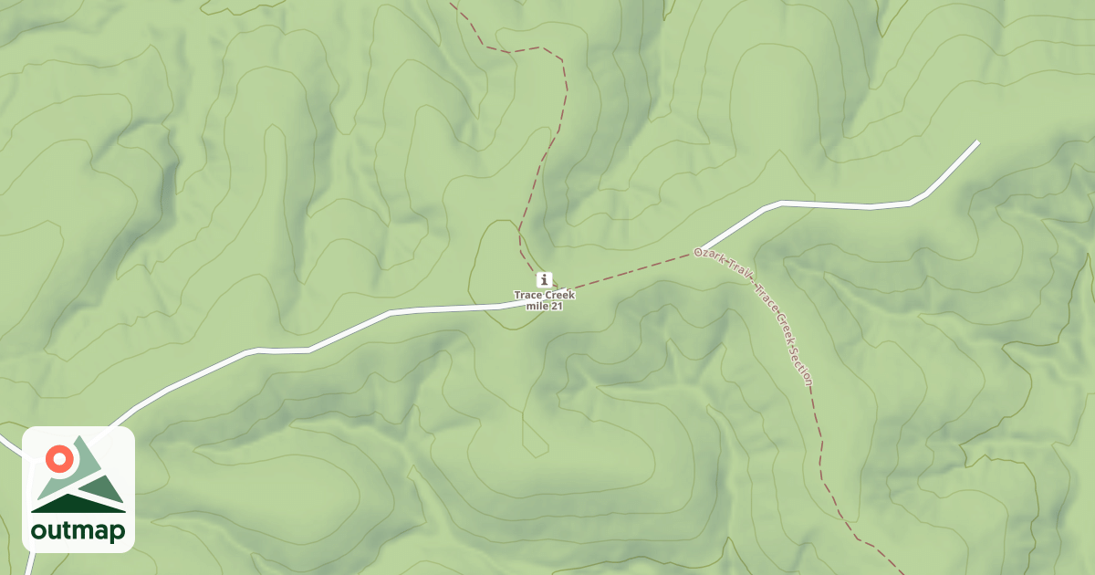 Map of PANTHER BRANCH SPUR A