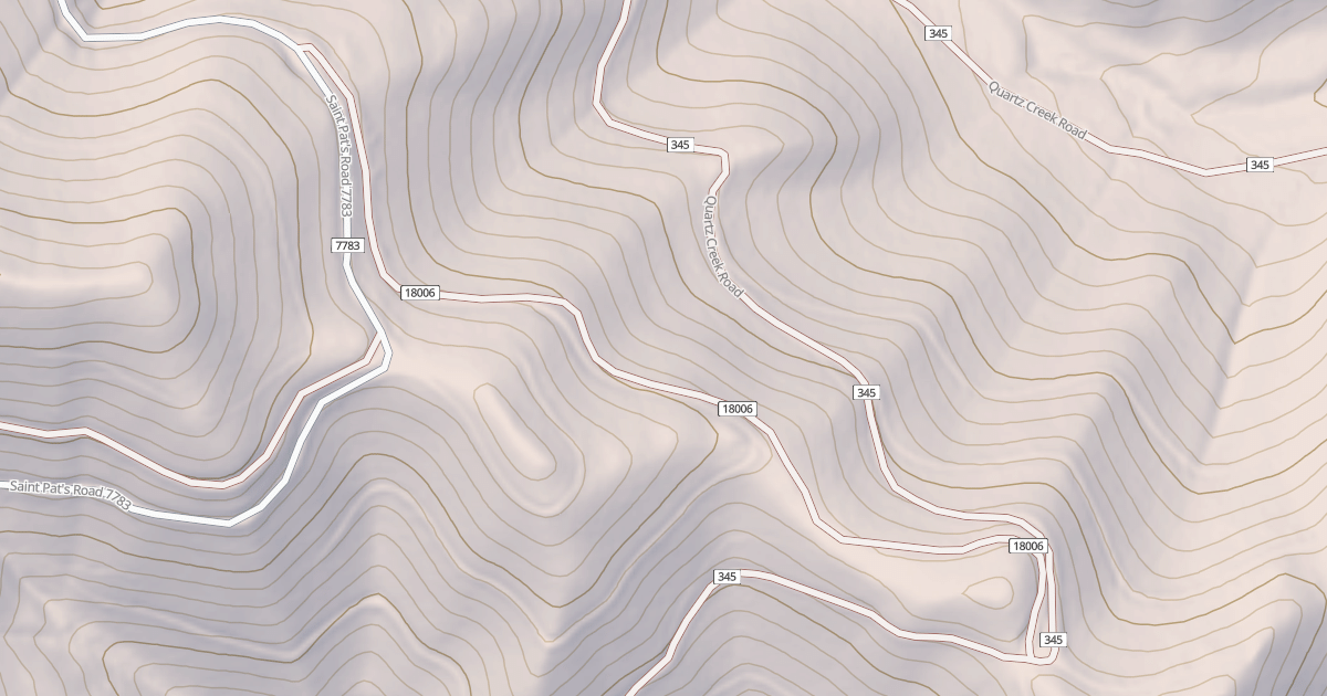 Map preview of QUARTZ CREEK TIE