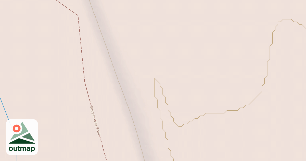 Map of Copper Lake Trail