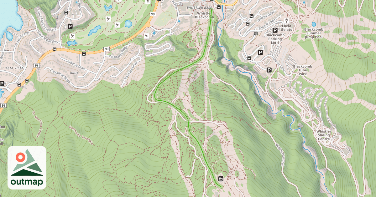 Map of Olympic - Lower