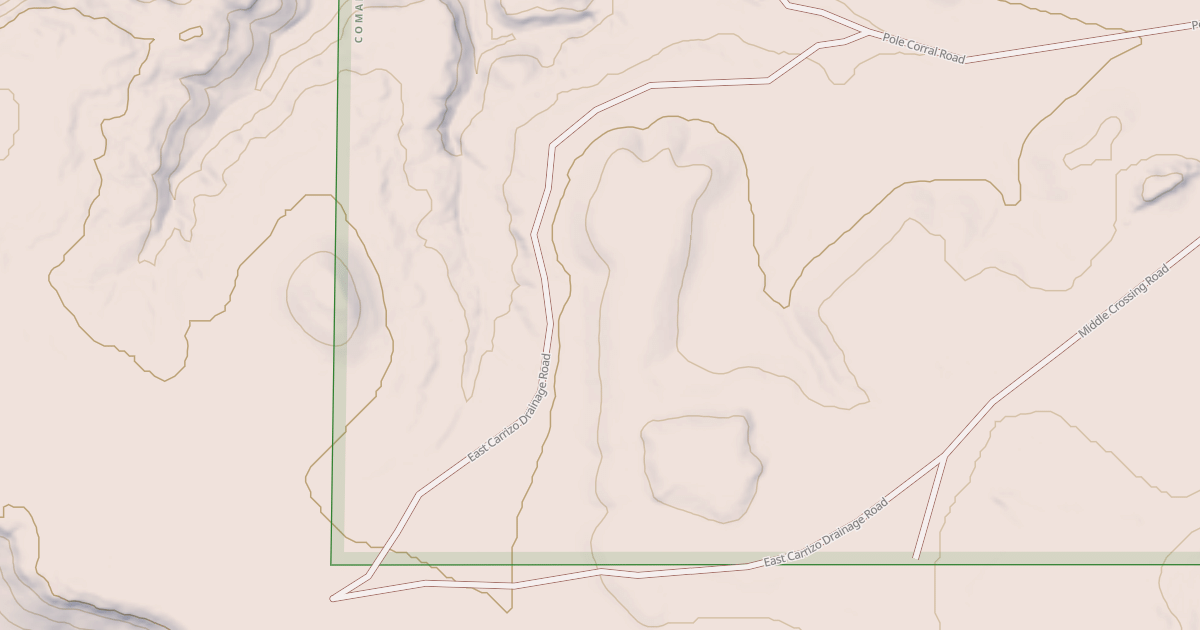 Map preview of EAST CARRIZO DRAINAGE