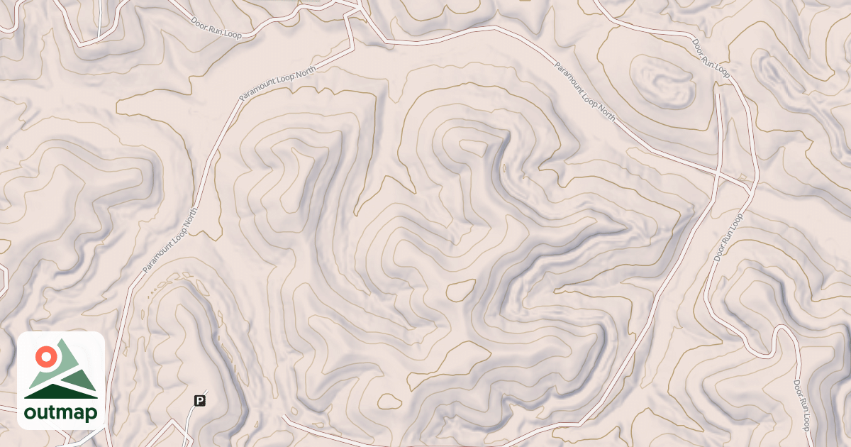 Map of PARAMOUNT LOOP NORTH