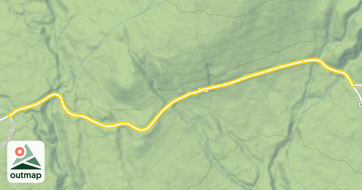 Map of Finney-Cumberland Road