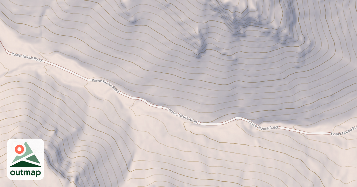Map of Mill Canyon