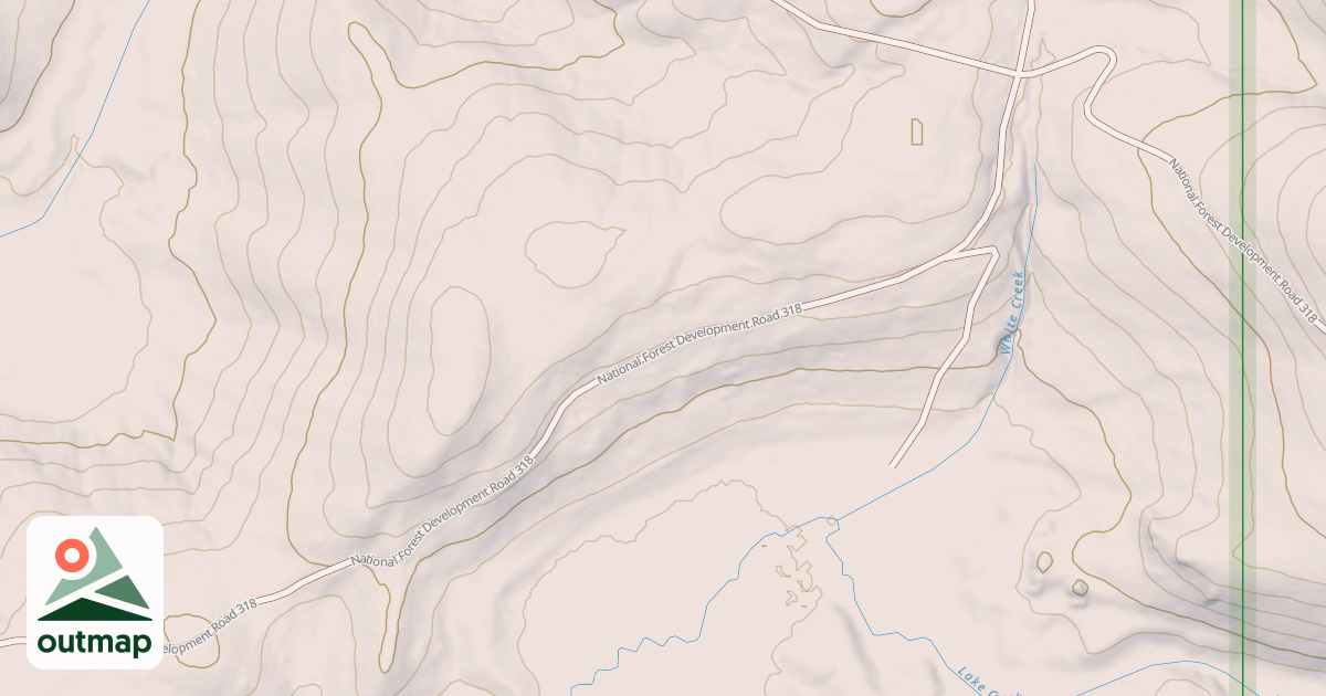 Map of CAREY CREEK-CORDUROY CREEK