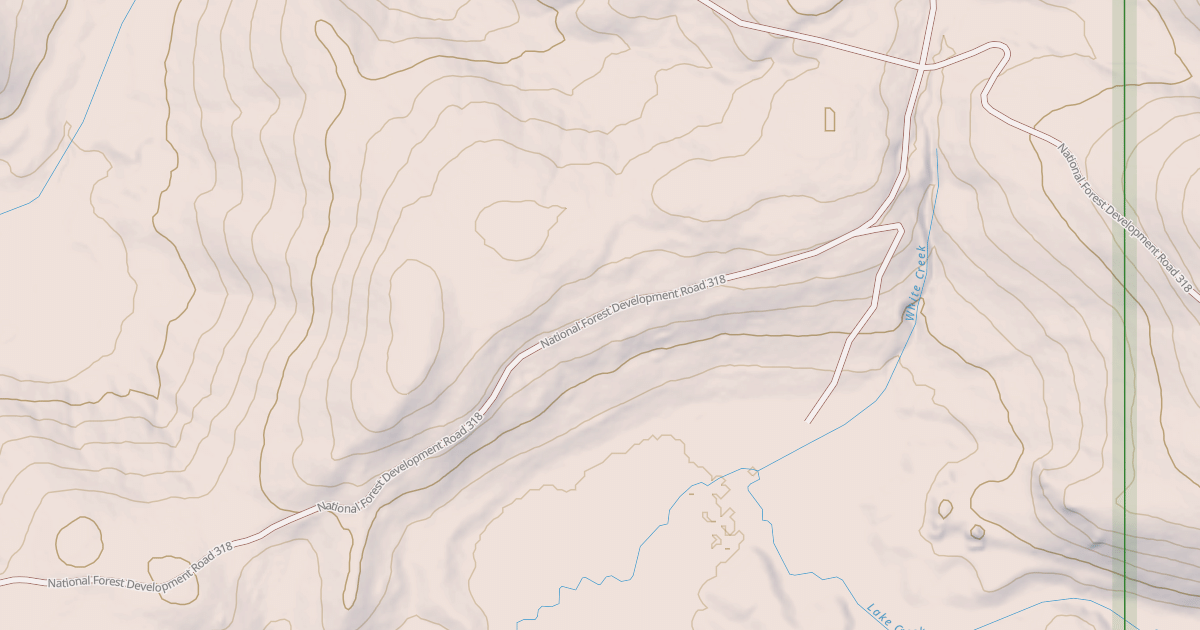 Map preview of CAREY CREEK-CORDUROY CREEK
