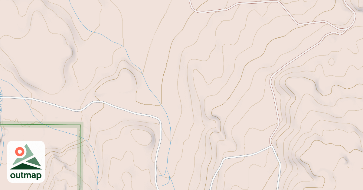 Map of BUTTE CR SPUR 3