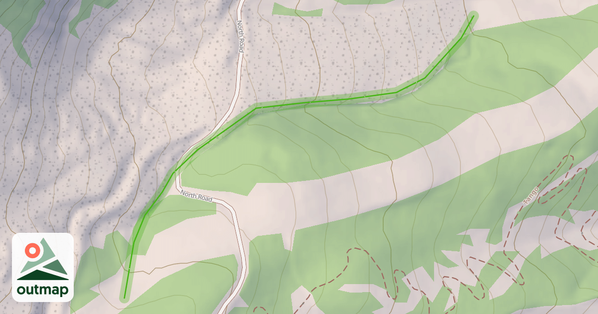 Map of Harbor's Natural Halfpipe