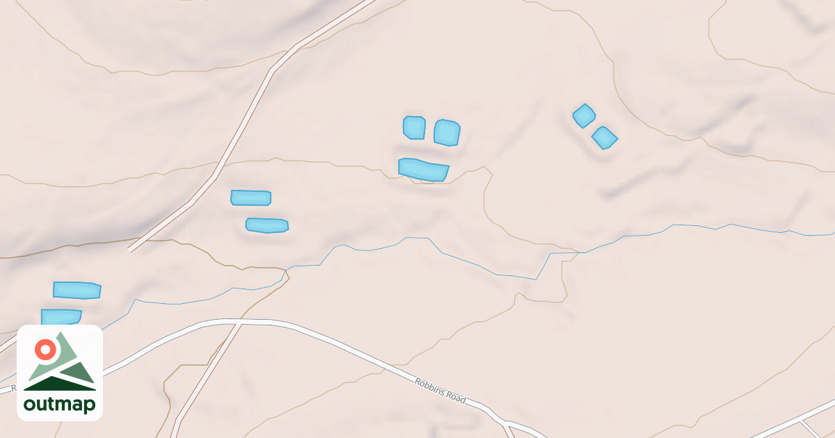 Map of Two Mile Run Snowmobile Trails
