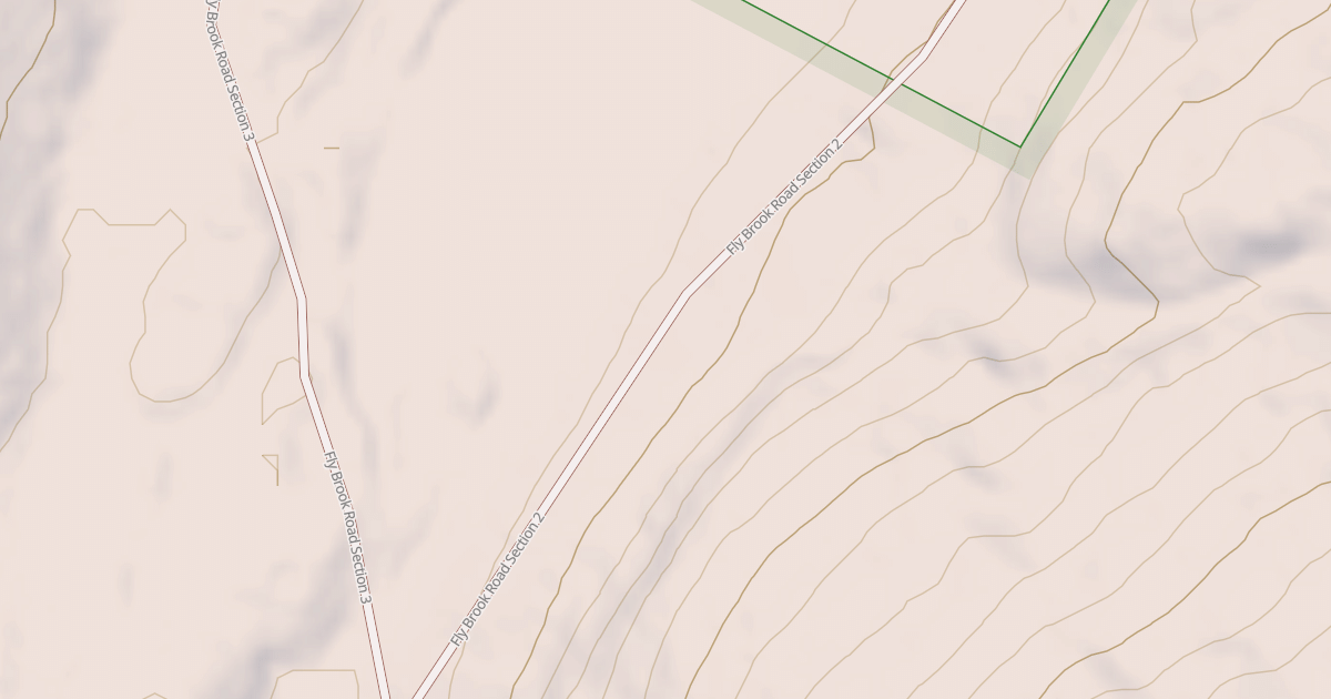 Map preview of Fly Brook Trail Section 2