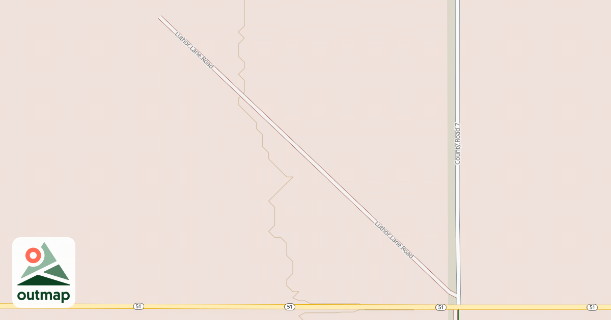 Map of LUTHOR LANE
