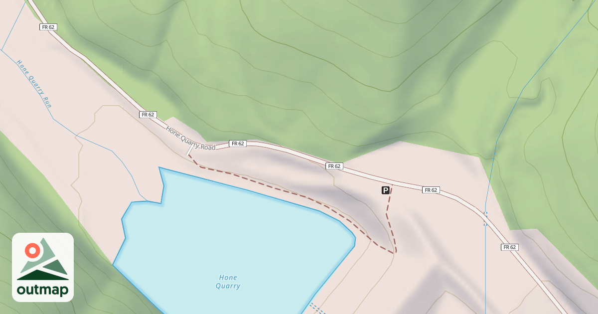 Map of HONE QUARRY