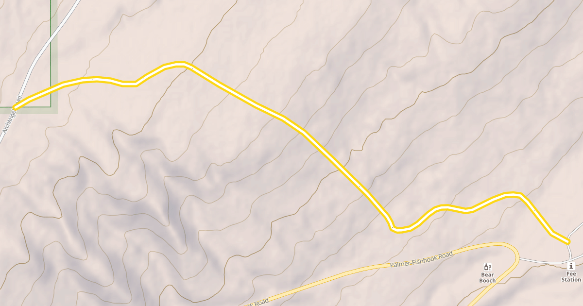 Map preview of Winter Snowmachine Trail