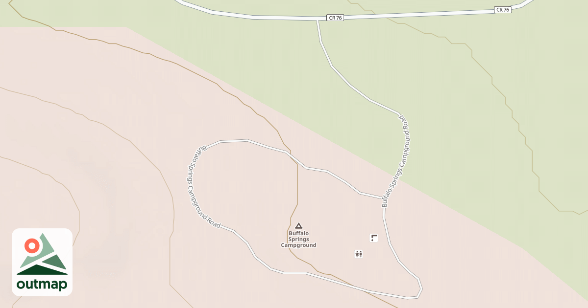 Map of BUFFALO SPRINGS CG