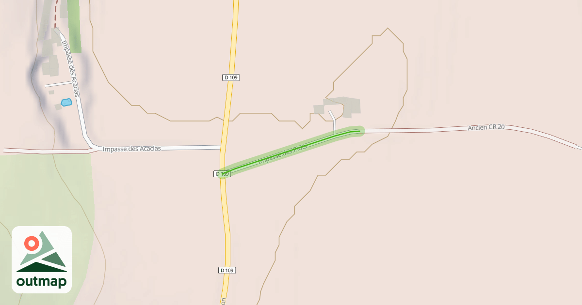 Map of Impasse des Plots
