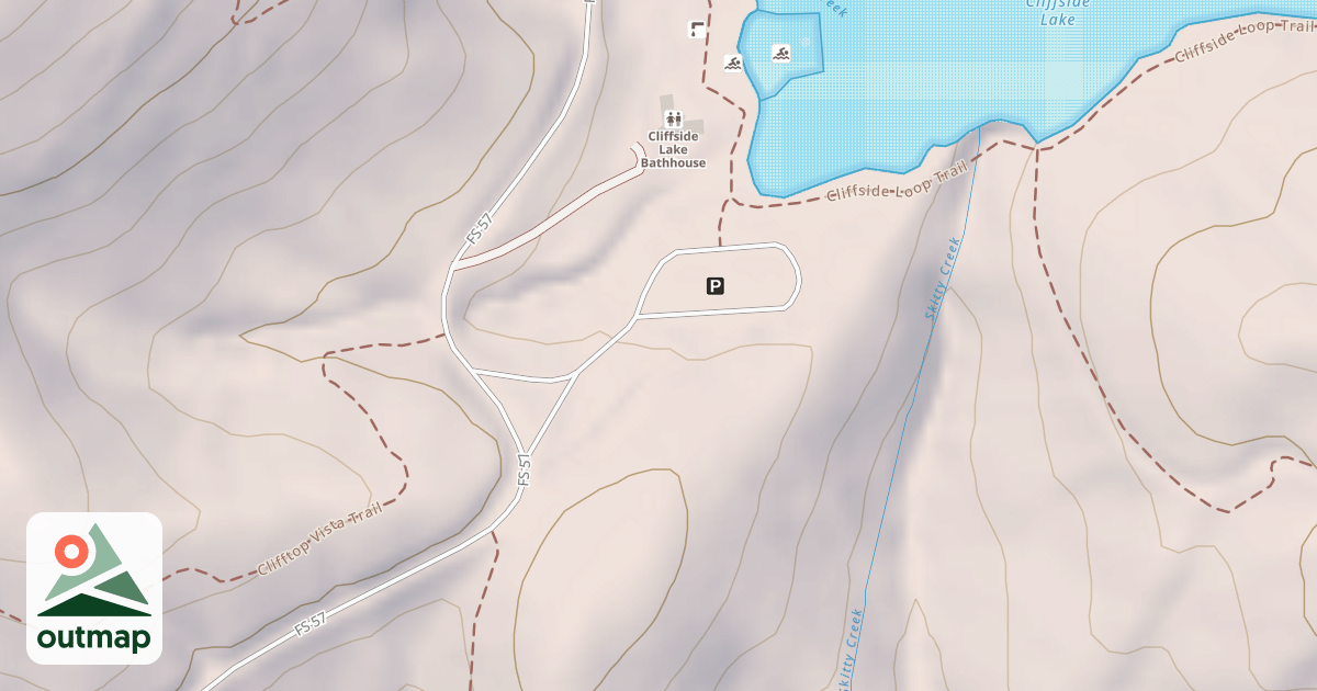 Map of CLIFFSIDE PARKING
