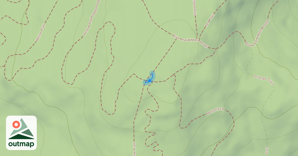 Map of Unmarked Trail