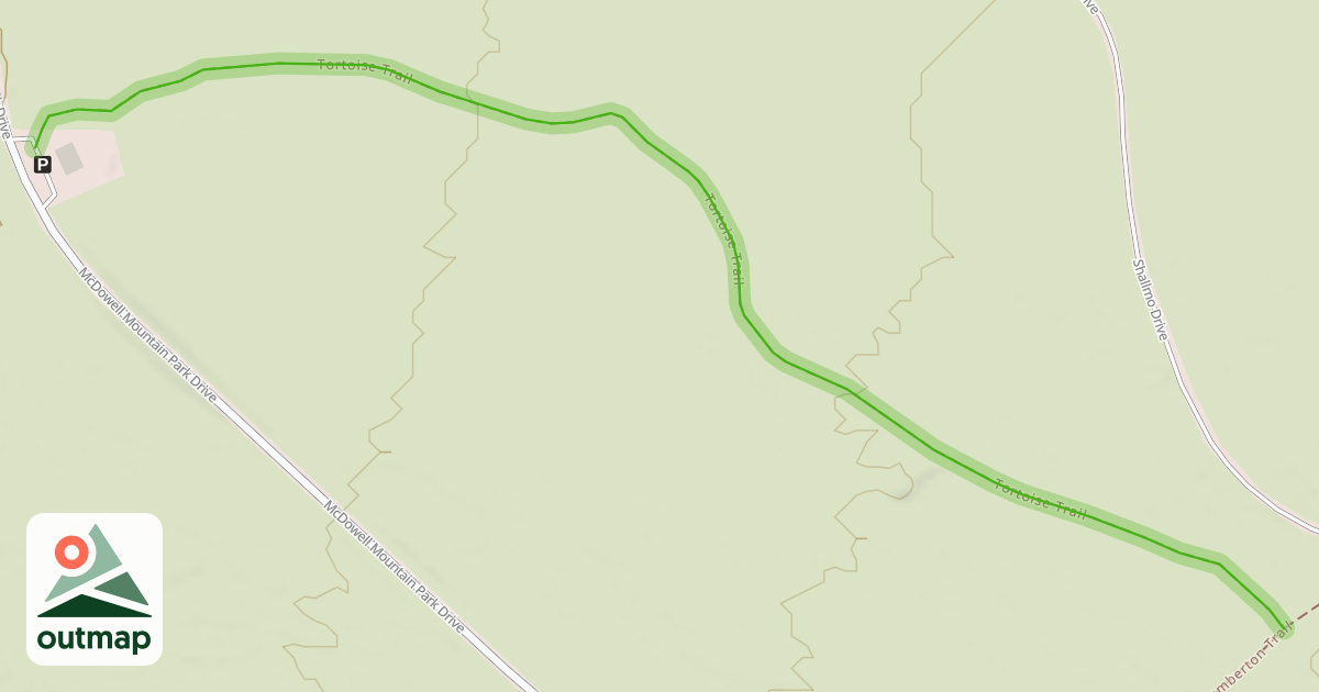 Map of Tortoise Trail