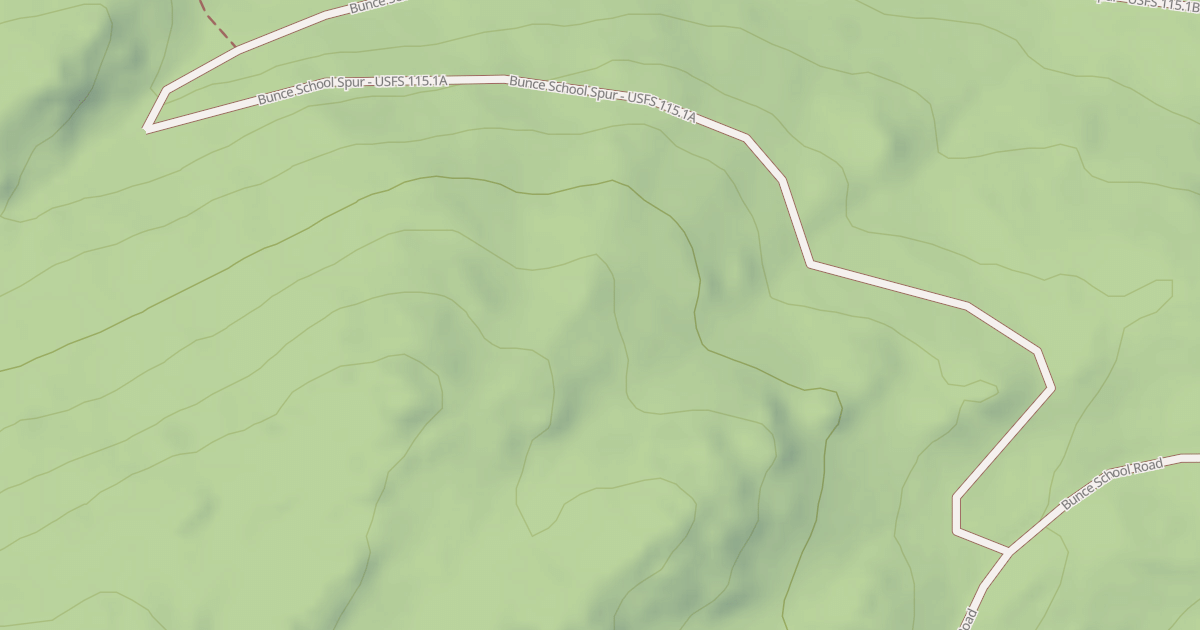 Map preview of BUNCE SCHOOL SPUR