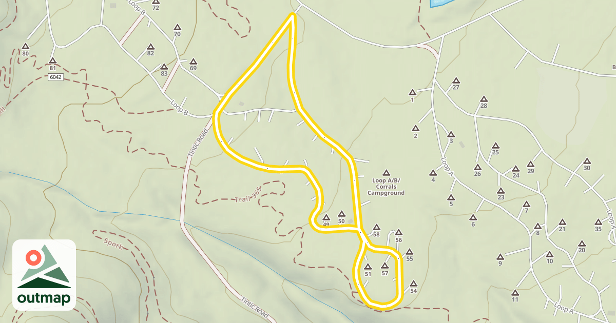 Map of Loop B