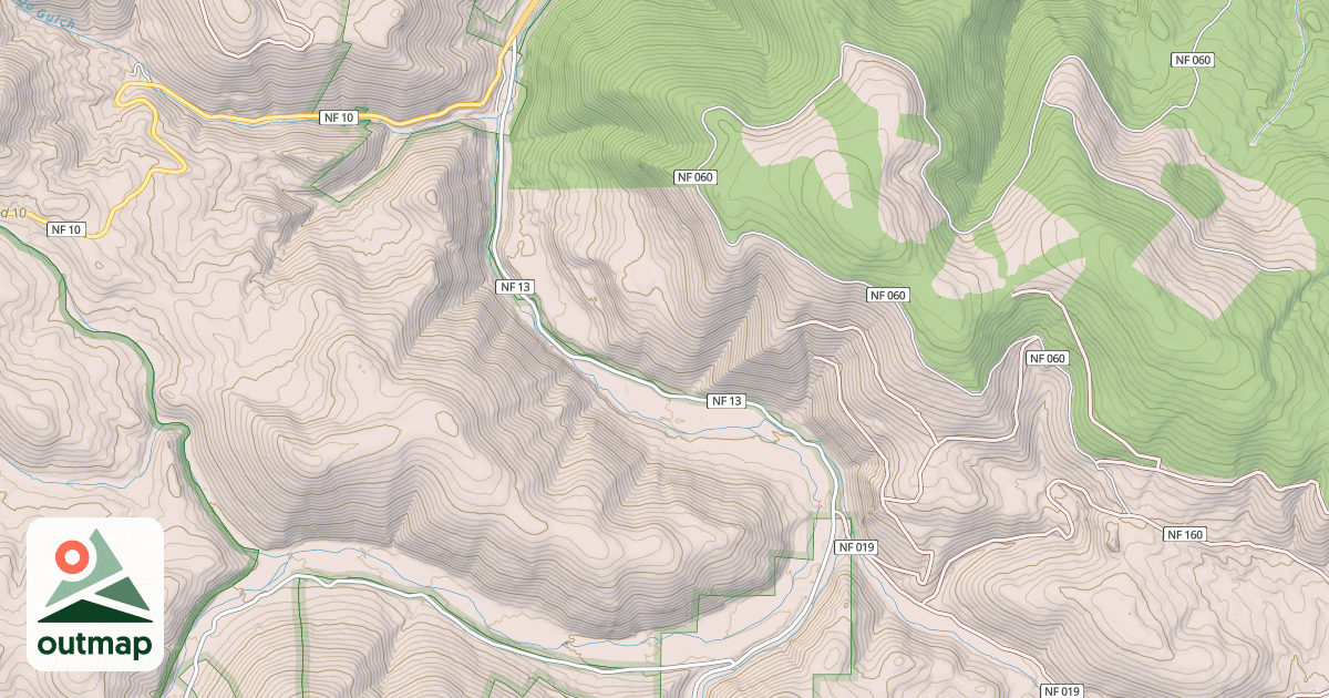 Map of Clear -Granite Cr Snowmobile