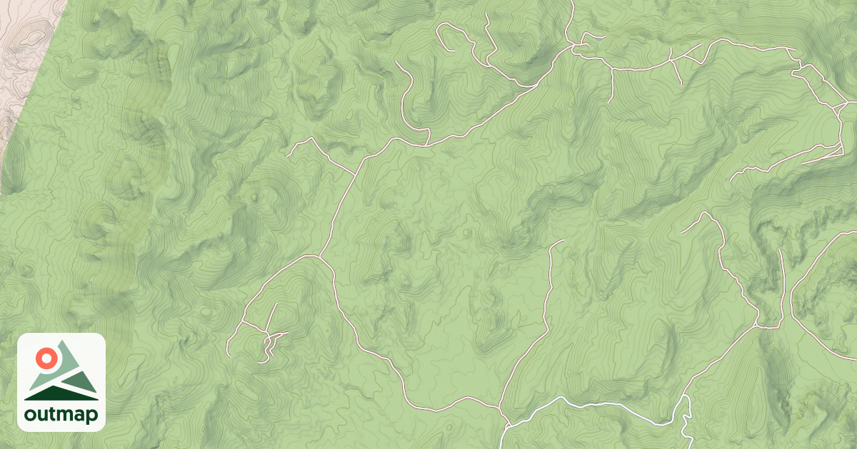 Map of SOUTH BROCK CANYON