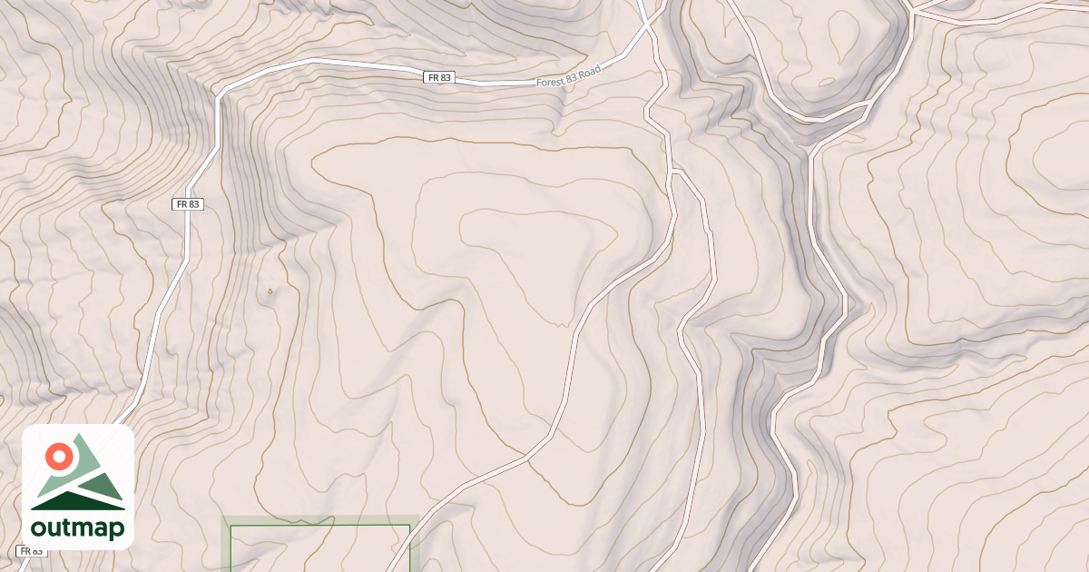 Map of USFS Motor Vehicle Use Map Roads {74886307-B6F8-4CF9-9C10-ED81AEFB4C8E}